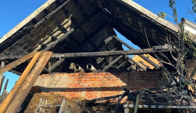 Жінка хотіла врятувати майно від вогню, але отримала опіки — Закарпаття