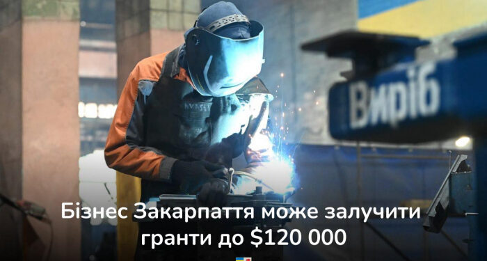 Бізнес Закарпаття може залучити гранти до 120 000 доларів