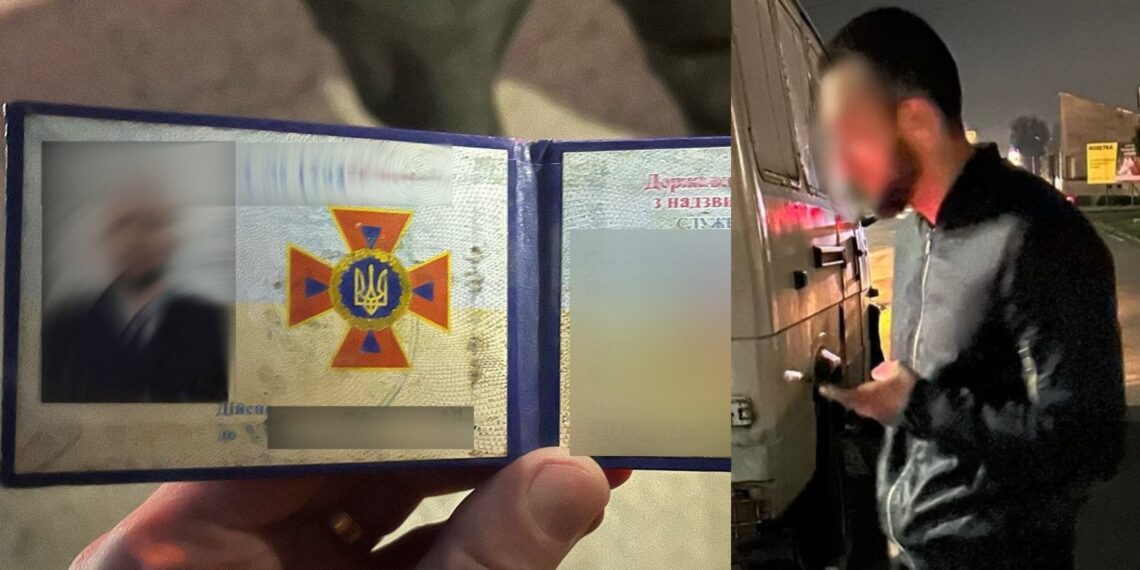 У Мукачеві “безправний” водій намагався “прикритися” фальшивим посвідченням працівника ДСНС (ФОТО)