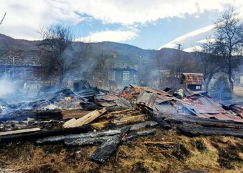 У Жорнаві на Ужгородщині вщент вигоріла надвірна споруда на приватному обійсті (ФОТО)