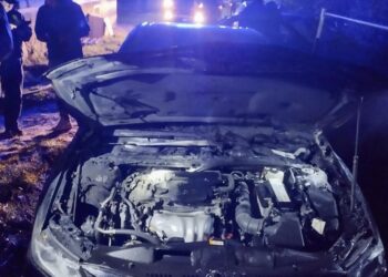 В Уклині на Мукачівщині вночі згоріла Toyota Camry