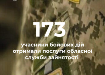 173 учасники бойових дій отримали послуги обласної служби зайнятості з початку року