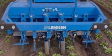 Lemken показала «розумний» культиватор на салатному полі – Техніка
