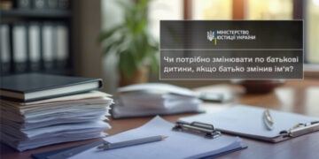 Чи потрібно змінювати по батькові дитини, якщо батько змінив ім’я: роз’яснення від Мін’юсту
