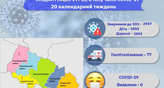 На Закарпатті зросла захворюваність на ГРВІ