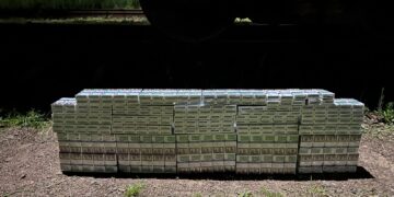 У конструктивних порожнинах вантажного потяга, що їхав з Кривого Рогу до Кошиць, виявили контрабандні сигарети (ФОТО)