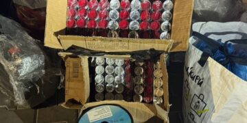 У закарпатця в “Дякові” вилучили 139 “непояснених”  феєрверків, які він намагався вивезти до Румунії (ФОТО, ВІДЕО)