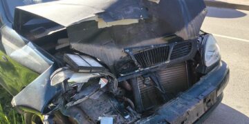 В Ужгороді в 12 разів п&apos;яніший за “норму” водій Daewoo зіткнувся з Range Rover-ом (ФОТО)