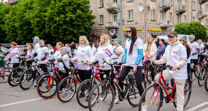 Закарпатська компанія взяла участь у масштабному велопробігу в Луцьку на підтримку Героїв