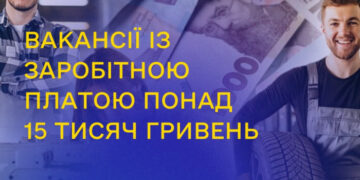 Знайти роботу із зарплатою понад 15 тисяч гривень допоможуть у Закарпатській обласній службі зайнятості