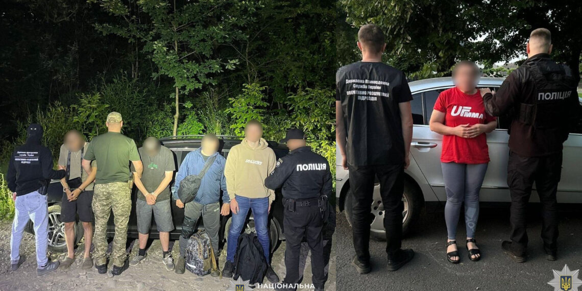 46-річну мешканку Тячева та 20-річного жителя Сокирниці на Хустщині затримали за переправлення “ухилянтів” за кордон (ФОТО)