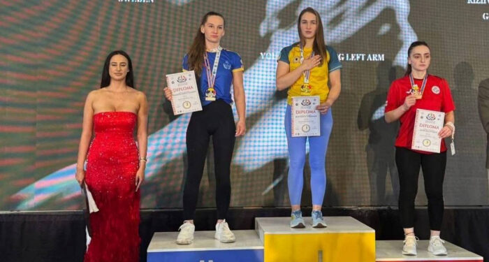 Юна закарпатка здобула перше золото для України на чемпіонаті Європи з армреслінгу
