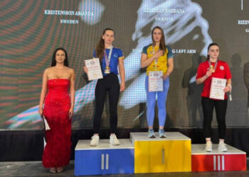 Юна закарпатка здобула перше золото для України на чемпіонаті Європи з армреслінгу