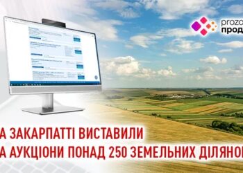 На Закарпатті виставили на аукціони понад 250 земельних ділянок