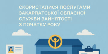 Послугами Закарпатської обласної служби зайнятості з початку року скористалися 6,4 тисячі шукачів роботи