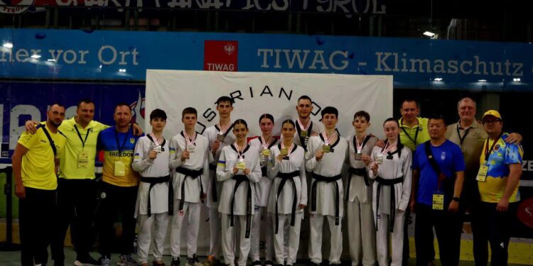 Срібний успіх наших тхеквондистів ВТФ на міжнародному турнірі «Austrian Open» – Спорт