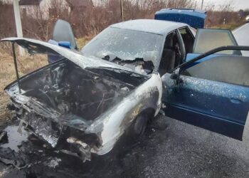 У понеділок у Великому Березному горіла Audi, а у Білій Церкві на Тячівщині – Volvo