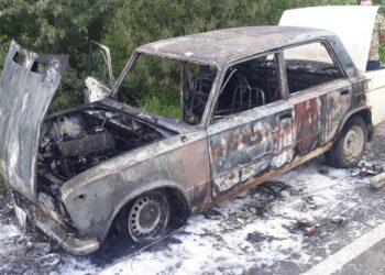 У Смологовиці Іршавської громади вночі горів ВАЗ