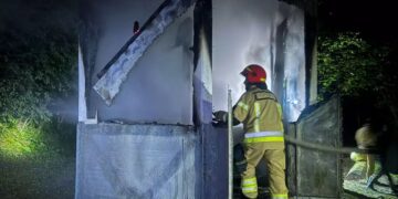 У Верхньому Водяному на Рахівщині згоріла каплиця (РОЗШИРЕНО) (ФОТО)