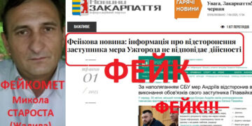 Заступник мера Ужгорода Плавайко оскаржив до суду своє відсторонення, чим спростовано черговий фейк псевдожурналіста Старости