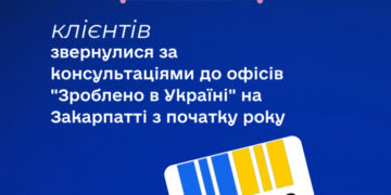 1212 клієнтів звернулися за консультаціями до офісів «Зроблено в Україні» на Закарпатті з початку року