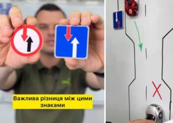 Зверніть увагу на колір стрілок: автошкола пояснила, яка різниця між цими дорожніми знаками — Закарпаття