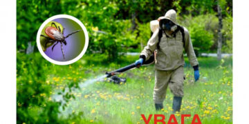 Фахівці Закарпатського ОЦКПХ МОЗ проводять обробку територій від кліщів