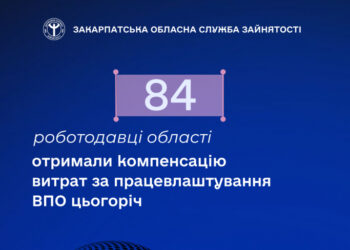 Компенсацію витрат за працевлаштування ВПО цьогоріч отримали вже 84 роботодавці області