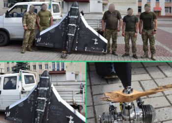 “Монстр” у центрі міста: в Іршаві продемонстрували збитий російський безпілотник –