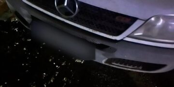 У Мукачеві вже позбавленого прав водія, що п'яний в'їхав у бордюр, оштрафували на 54 тис. грн (ФОТО)