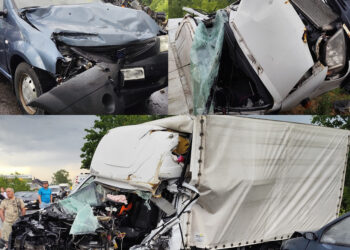 У селі Гать на Берегівщині зіткнулися Renault Master, Mercedes-Benz Sprinter і Dacia Logan (ФОТО)