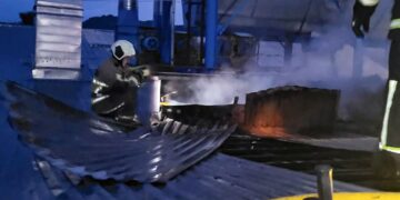 У Великому Бичкові на Рахівщині вигоріло 70 “квадратів” деревообробного цеху, ще 1000 врятували (ФОТО)