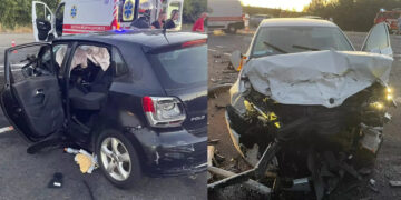У зіткненні Skoda та Volkswagen біля Середнього травмувалися 7 людей, з яких 3 – діти (ФОТО)