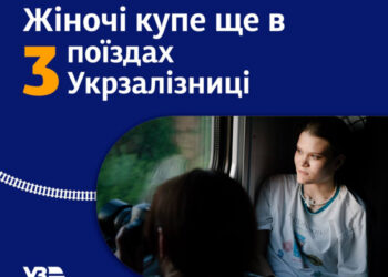 Укрзалізниця розширює перелік поїздів з жіночими купе: 8 із них курсують на Закарпаття