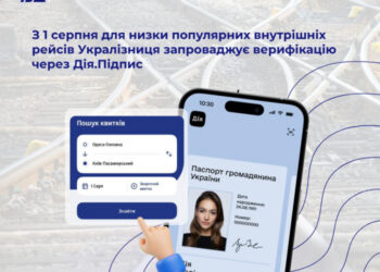 Укрзалізниця в тестовому режимі вводить верифікацію через Дія.Підпис також і для низки популярних поїздів