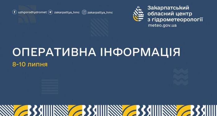 Закарпатців попереджають про різке погіршення погоди