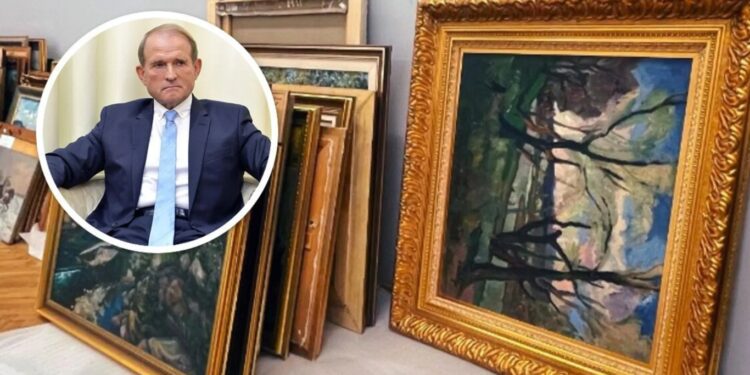 149 арештованих картин Медведчука передадуть до Національного музею