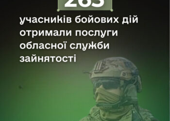 263 учасників бойових дій отримали послуги обласної служби зайнятості з початку року
