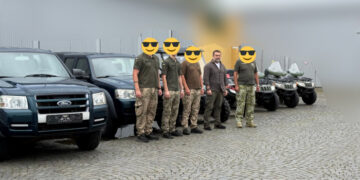 4 автомобілі та 6 квадроциклів передали Мукачівському прикордонному загону литовці
