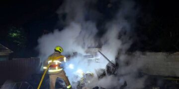 У селі на Мукачівщині вогнеборці гасили пожежу — Закарпаття