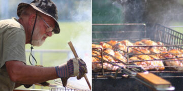 73-річний волонтер Джим Сліз переїхав із США в Україну: на матчах ФК “Ужгород” смажить м'ясо на грилі за донат на ЗСУ