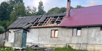 На Закарпатті впав БПЛА, ймовірно «Шахед»: пошкоджено будівлю — Закарпаття