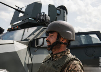 Мобільна вогнева міць навчання гвардійців Закарпаття на бронетехніці