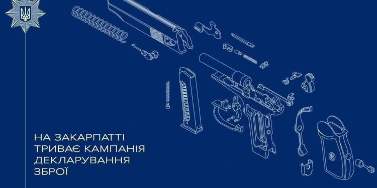 На Закарпатті триває декларування зброї (ФОТО)