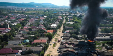 Навчальний політ БпЛА в Ужгороді допоміг виявити пожежу (ФОТО)