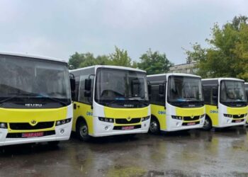 Новини Львів: Перші 5 нових автобусів з низькопідлоговою секцією та кондиціюванням отримало комунальне АТП-1