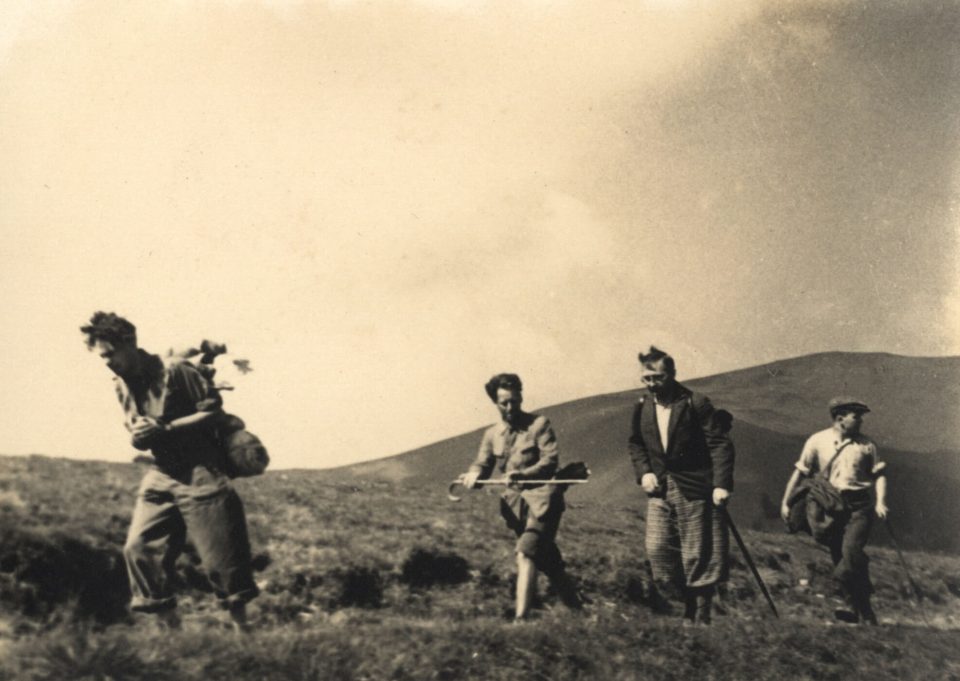 Чеські мандрівники на полонині Боржава, 1934 рік. Фото Зденка Фейфара. Архів Михайла Марковича