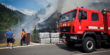 У Соймах рятувальники ліквідували пожежу в житловому будинку (ФОТО)