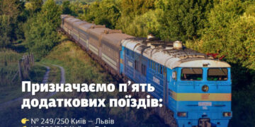 Укрзалізниця призначила із вересня додаткові поїзди до Ужгорода і Чопа