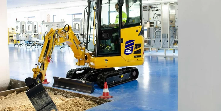 Komatsu представив електричний міні-екскаватор PC20E-6 – Техніка